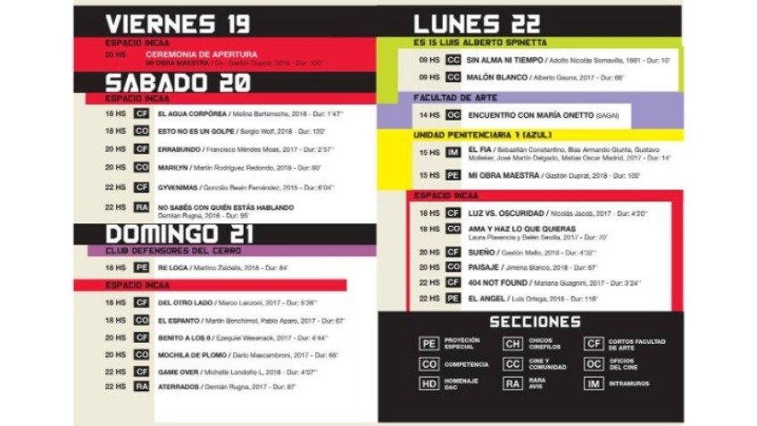 Comenzó una nueva edición del Tandil Cine